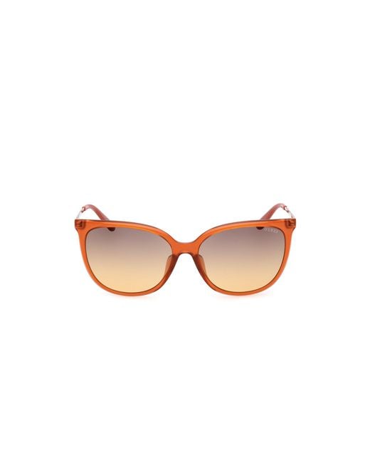 Guess Black Gu00150-H 44F Sunglasses Injected Squared Normal