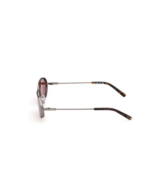 Gcds Black Gd0078 13S Sunglasses Metal Bordeaux Round Normal