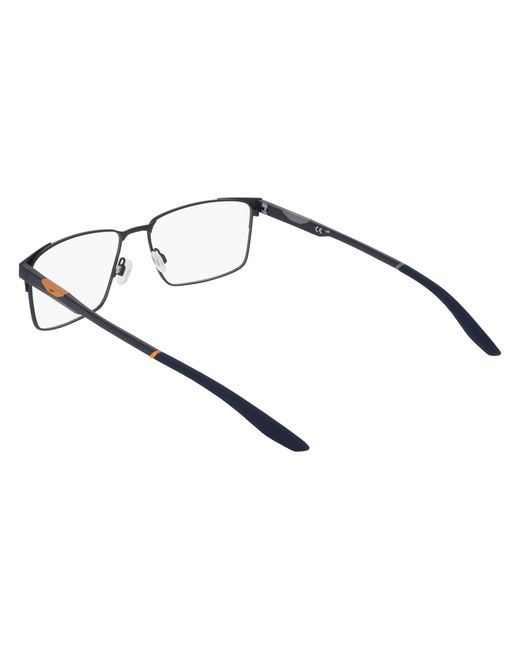 Nike Black 8143 212 Optical Frames Metal Squared Normal for men