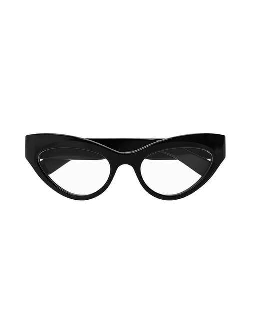 Gucci Black Gg1295O 001 Optical Frames Acetate Cat Eye