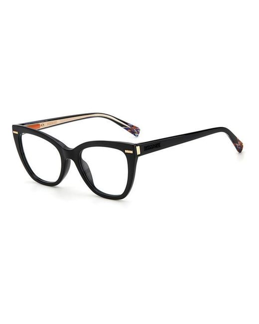 Missoni Black Mis 0072 807 Optical Frames Acetate Cat Eye
