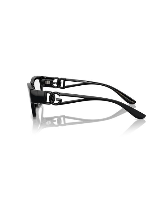 Dolce & Gabbana Black Dg5110 501 Optical Frames Injected Transparent Squared Normal