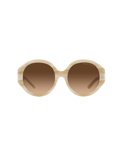 Ralph Lauren Black Rl8188Q 608474 Sunglasses Acetate Round Normal Nuanced