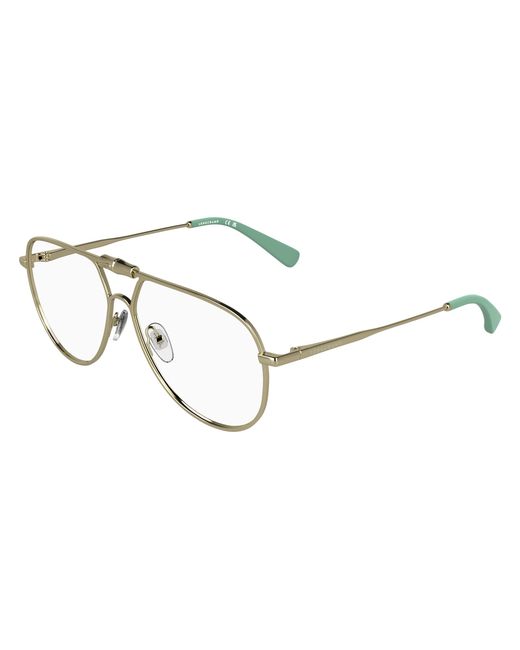Longchamp Black Lo2187 770 Optical Frames Metal Pilot Normal
