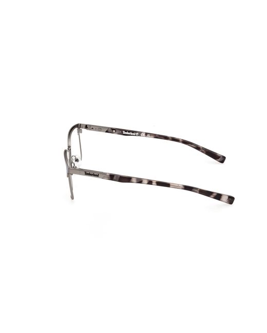 Timberland Black Tb1802 091 Optical Frames Metal Squared Normal for men