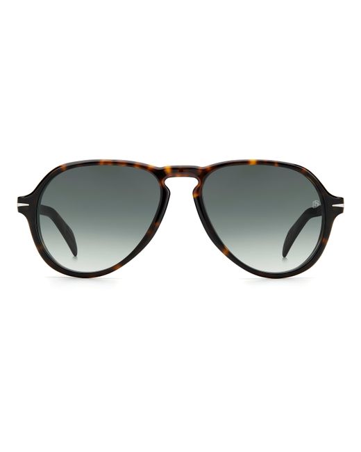 David Beckham Black Db 7079/S 086/9K Sunglasses Acetate Pilot Shaded for men