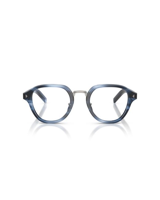 Prada Black Pr C05V 26F1O1 Optical Frames Acetate Pantos Normal for men