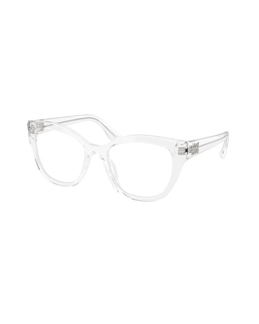 Miu Miu Black Mu 05Xv 15Z1O1 Optical Frames Acetate Squared Normal