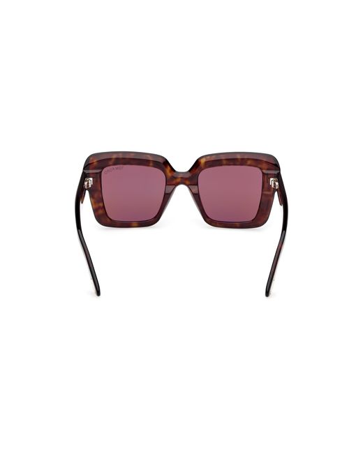 Tom Ford Black Ft1157 Esme 52J Sunglasses Acetate Squared Normal