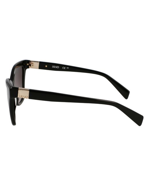 Liu Jo Black Lj804S 001 Sunglasses Acetate Squared Normal