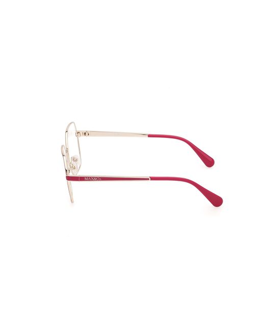 MAX&Co. Black Mo5139 075 Optical Frames Metal Squared Normal