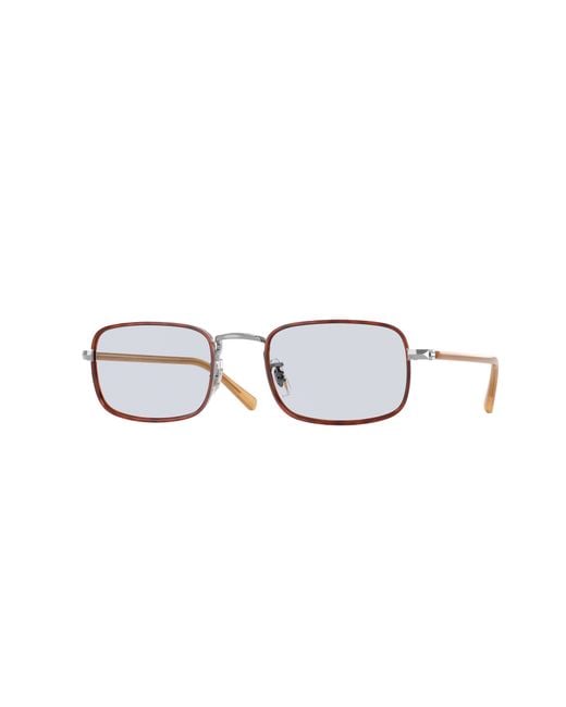 Oliver Peoples Black Ov1366T Brymer 5036 Optical Frames Titanium Squared Normal