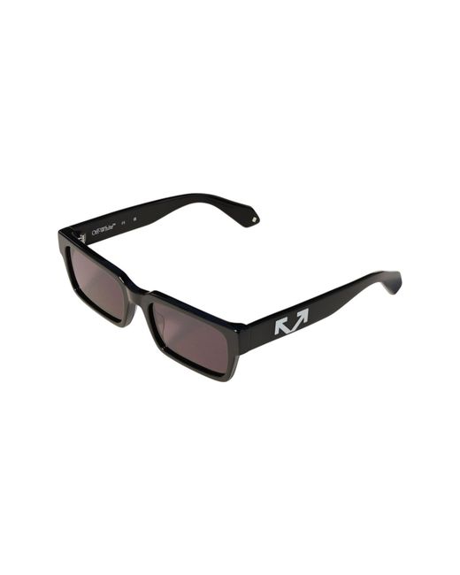 Off-White c/o Virgil Abloh Black Ow1032 Huntington 1007 Sunglasses Acetate Smoke Squared Normal