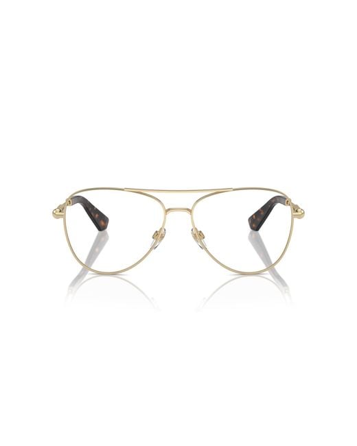 Burberry Black Be1386 1109 Optical Frames Metal Pilot Normal for men