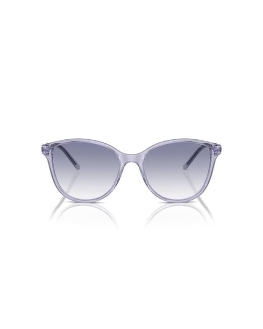 Emporio Armani Black Ea4220 611179 Sunglasses Acetate Cat Eye Normal Shaded