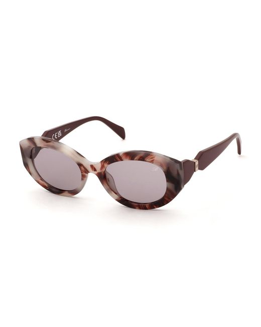 Blumarine Black Sbm239 0Z02 Sunglasses Acetate Geometric Normal