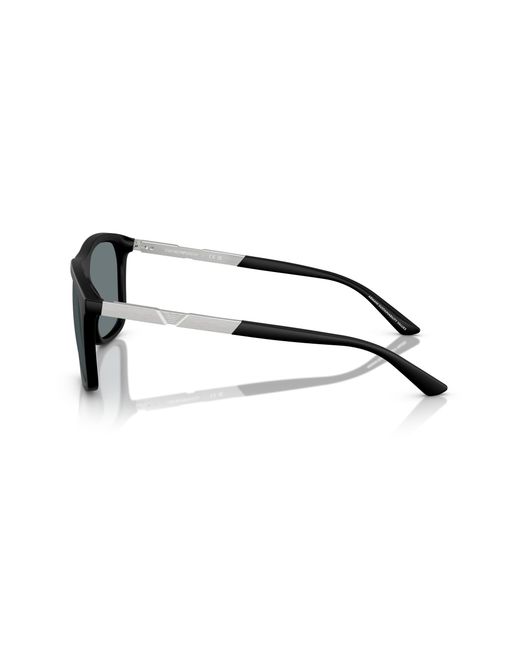 Emporio Armani Black Ea4237 50016G Sunglasses Injected Squared Mirrored for men