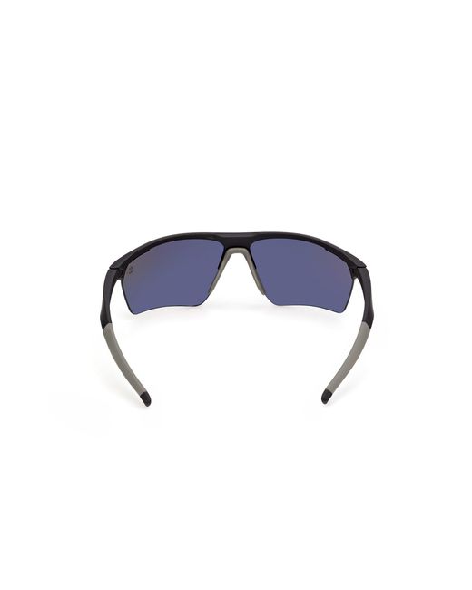 Timberland Black Tb00068 02D Sunglasses Injected Smoke Squared Polarized for men