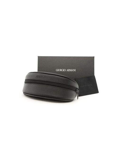 Giorgio Armani Black Ar6138T 334051 Sunglasses Titanium Pillow Normal Shaded for men