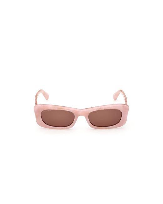 MAX&Co. Red Mo0154 74E Sunglasses Acetate Butterfly Normal