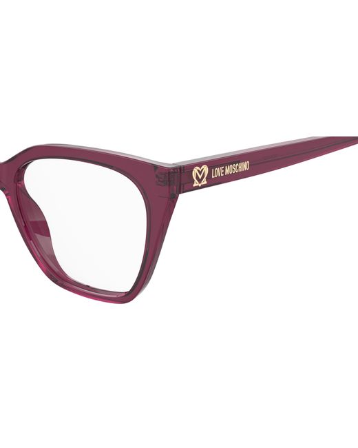 Moschino Black Mol627 Mu1 Optical Frames Acetate Squared Normal