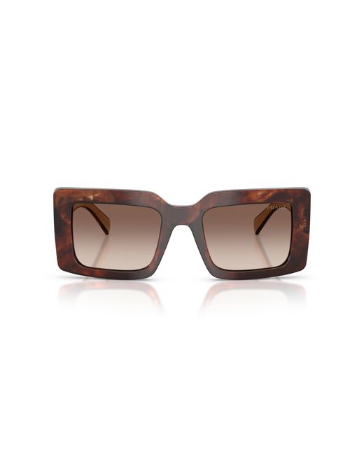 Prada Black Pr D01S 00K10S Sunglasses Acetate Squared Normal Nuanced