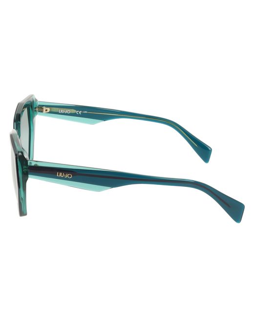 Liu Jo Black Lj828S 309 Sunglasses Acetate Petrolium Geometrica Normal