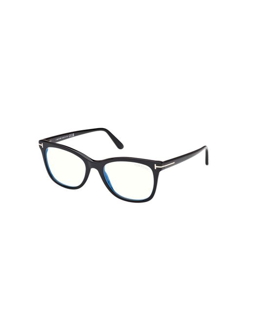 Tom Ford Black Ft5986-B 001 Optical Frames Acetate Squared Normal