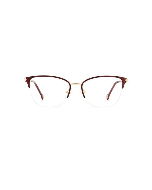 Carolina Herrera Black Ch 0033 Noa Optical Frames Metal Squared
