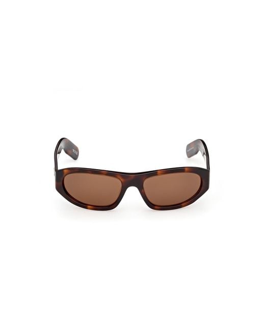 Adidas Black Or0139 52E Sunglasses Acetate Round Normal