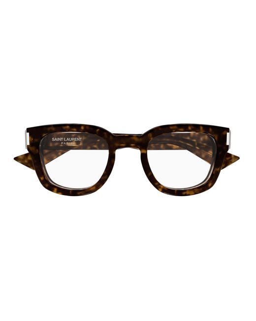 Saint Laurent Black Sl 838 Opt 002 Optical Frames Acetate Transparent Round