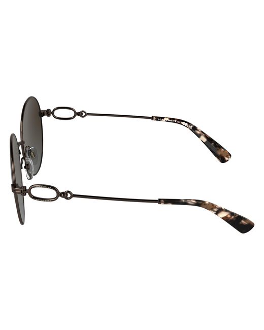 Longchamp Black Lo188S 206 Sunglasses Metal Round Normal
