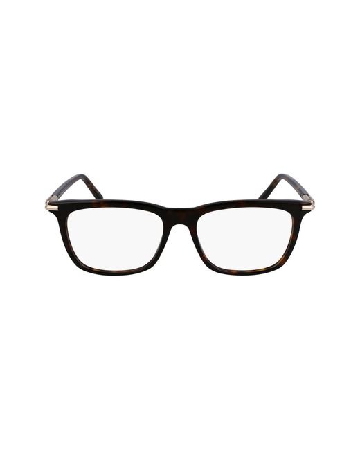 Ferragamo Black Sf3007 242 Optical Frames Acetate Squared Normal for men