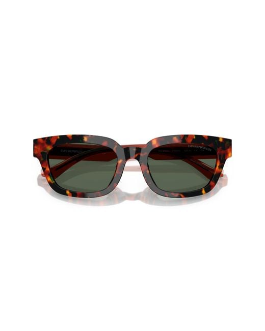 Emporio Armani Black Ea4233U 618271 Sunglasses Acetate Geometric Normal