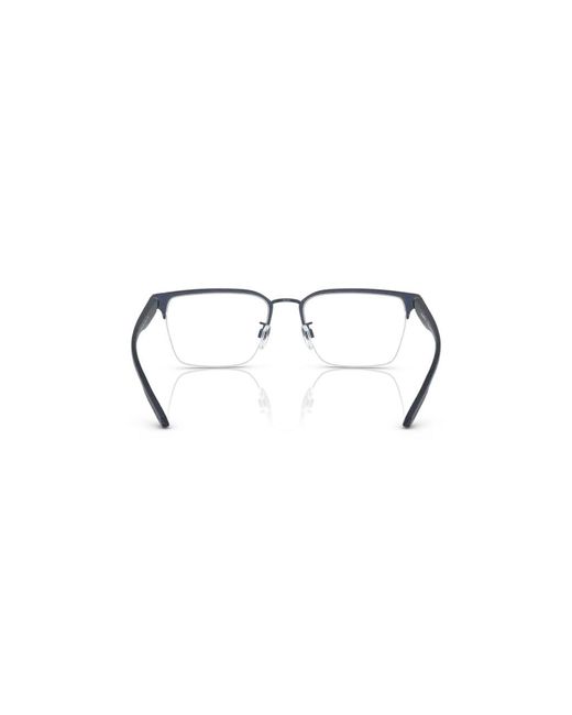 Emporio Armani Black Ea1137 3018 Optical Frames Metal Squared for men