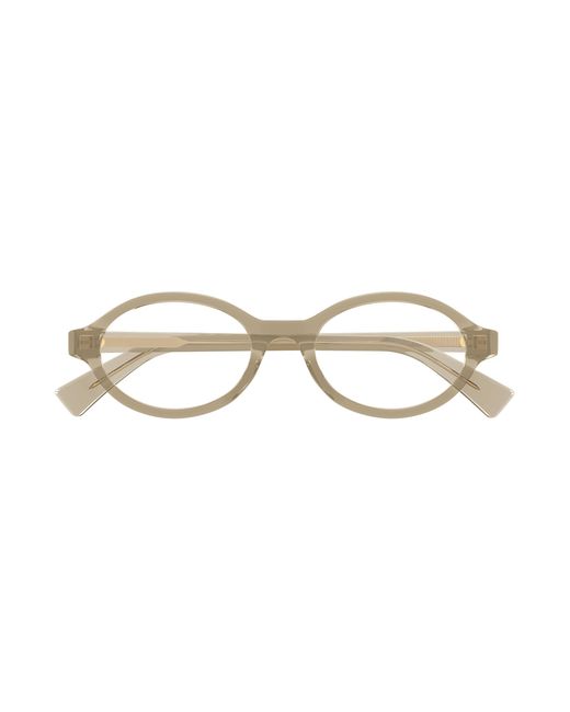 Bottega Veneta Black Bv1367O 003 Optical Frames Acetate Transparent Round