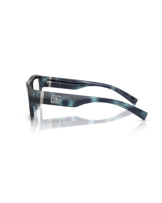 Dolce & Gabbana Black Dg5114 3443 Optical Frames Injected Transparent Squared Normal for men