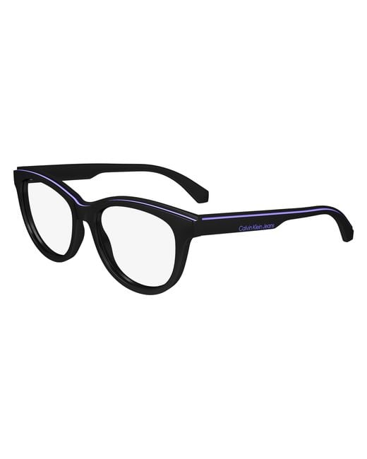 Calvin Klein Black Ckj24611 001 Optical Frames Bio-Inject Round Normal