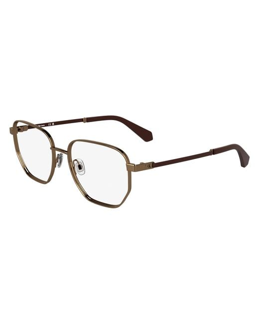 Calvin Klein Black Ckj25203 704 Optical Frames Metal Squared Normal