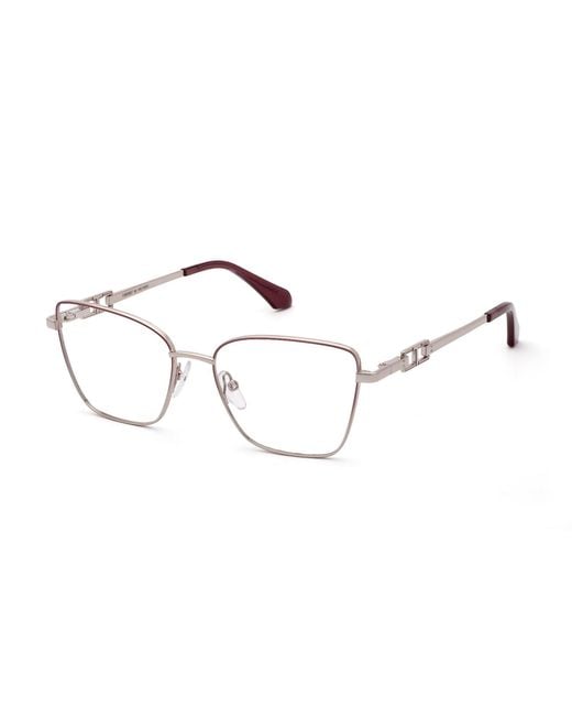 Twinset Black Vtw133 0F38 Optical Frames Metal Squared
