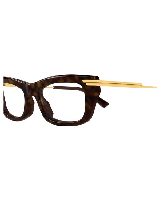 Bottega Veneta Black Bv1371O 002 Optical Frames Acetate Transparent Squared
