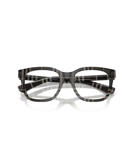 Burberry Black Be2455 4199 Optical Frames Acetate Transparent Squared Normal