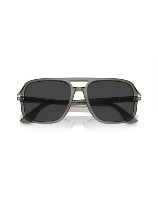 Persol Black Po3328S 110348 Sunglasses Acetate Pilot Polarized Anti-Glare for men