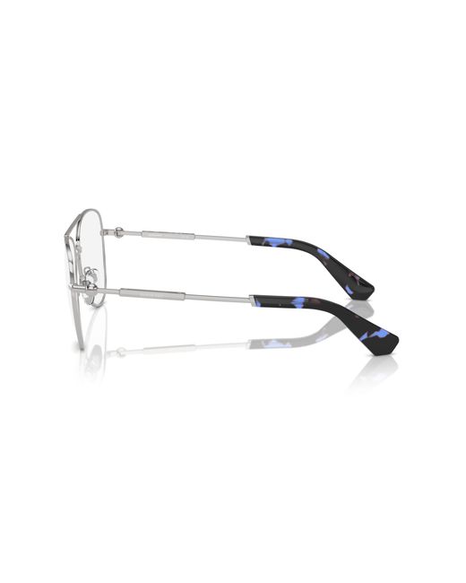 Burberry Black Be1386 1005 Optical Frames Metal Transparent Pilot Normal for men
