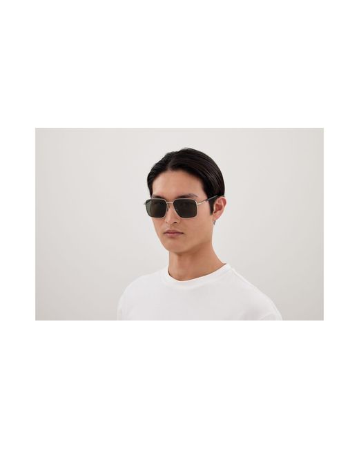 Gucci Black Gg1965Sk 001 Sunglasses Metal Squared for men