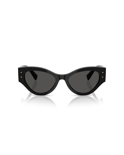 Dolce & Gabbana Black Dg4480 501/87 Sunglasses Acetate Butterfly Normal