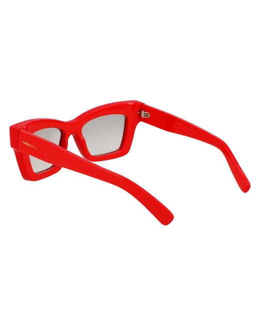 Ferragamo Sf2045Sr 600 Sunglasses Acetate Squared Normal