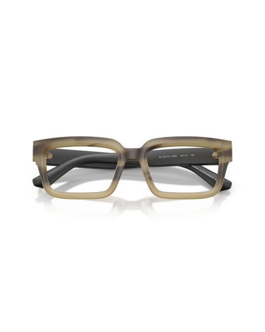Emporio Armani Black Ea3277U 6369 Optical Frames Acetate Transparent Squared Normal