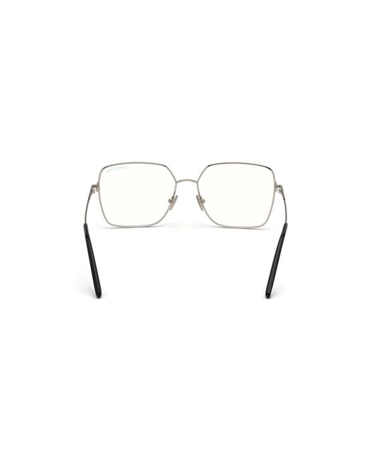 Tom Ford Black Ft5739-B 001 Optical Frames Metal Geometric Normal