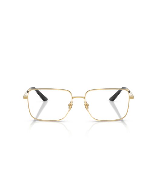 Versace Black Ve1311 1002 Optical Frames Metal Pillow Normal for men